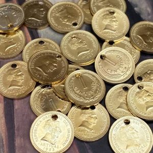 15  Moneditas Artigas de 1 centésimo