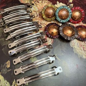 10 bases para broches de 7.5cm