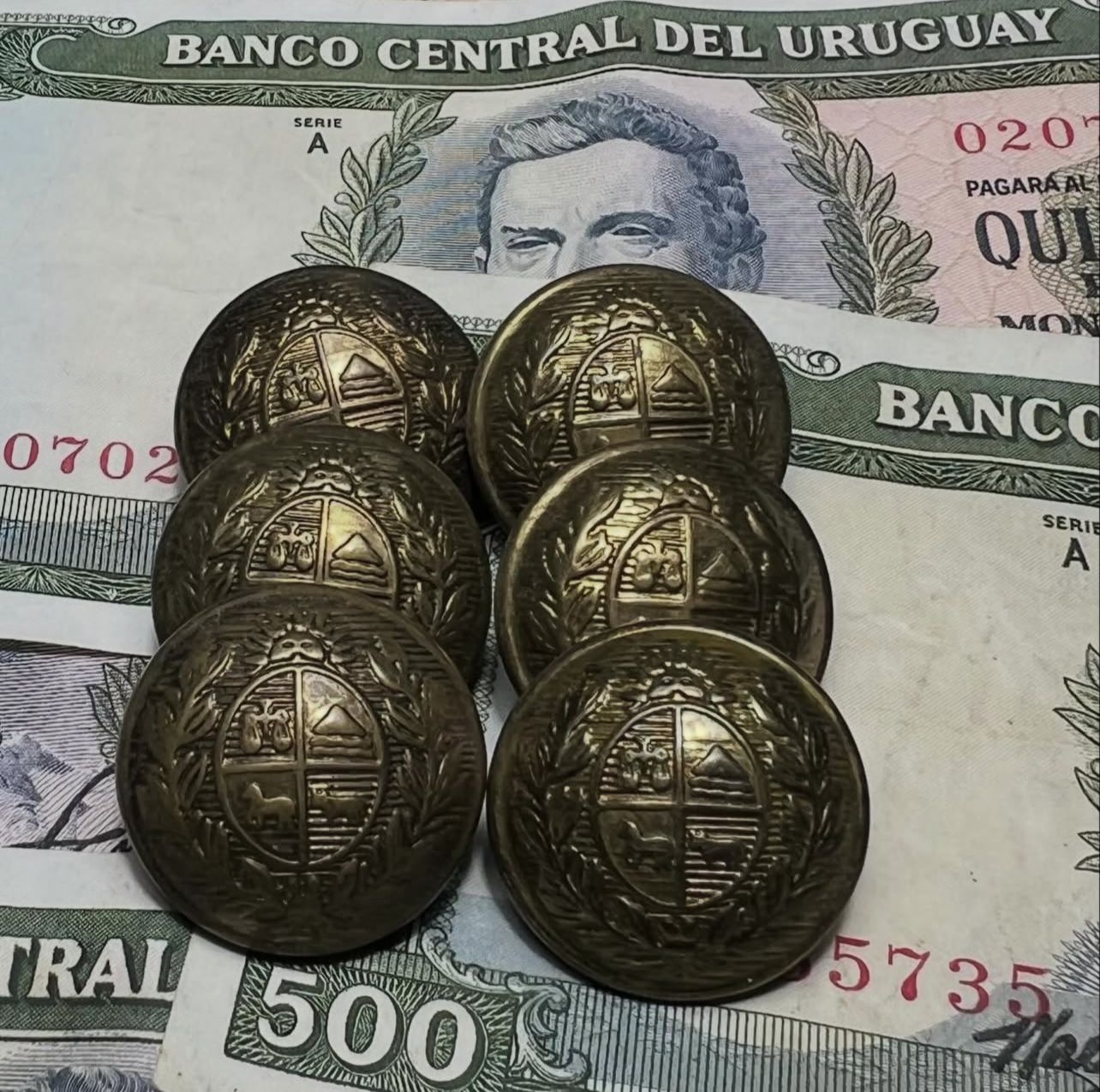 Escudo de Uruguay de 2,2cm
