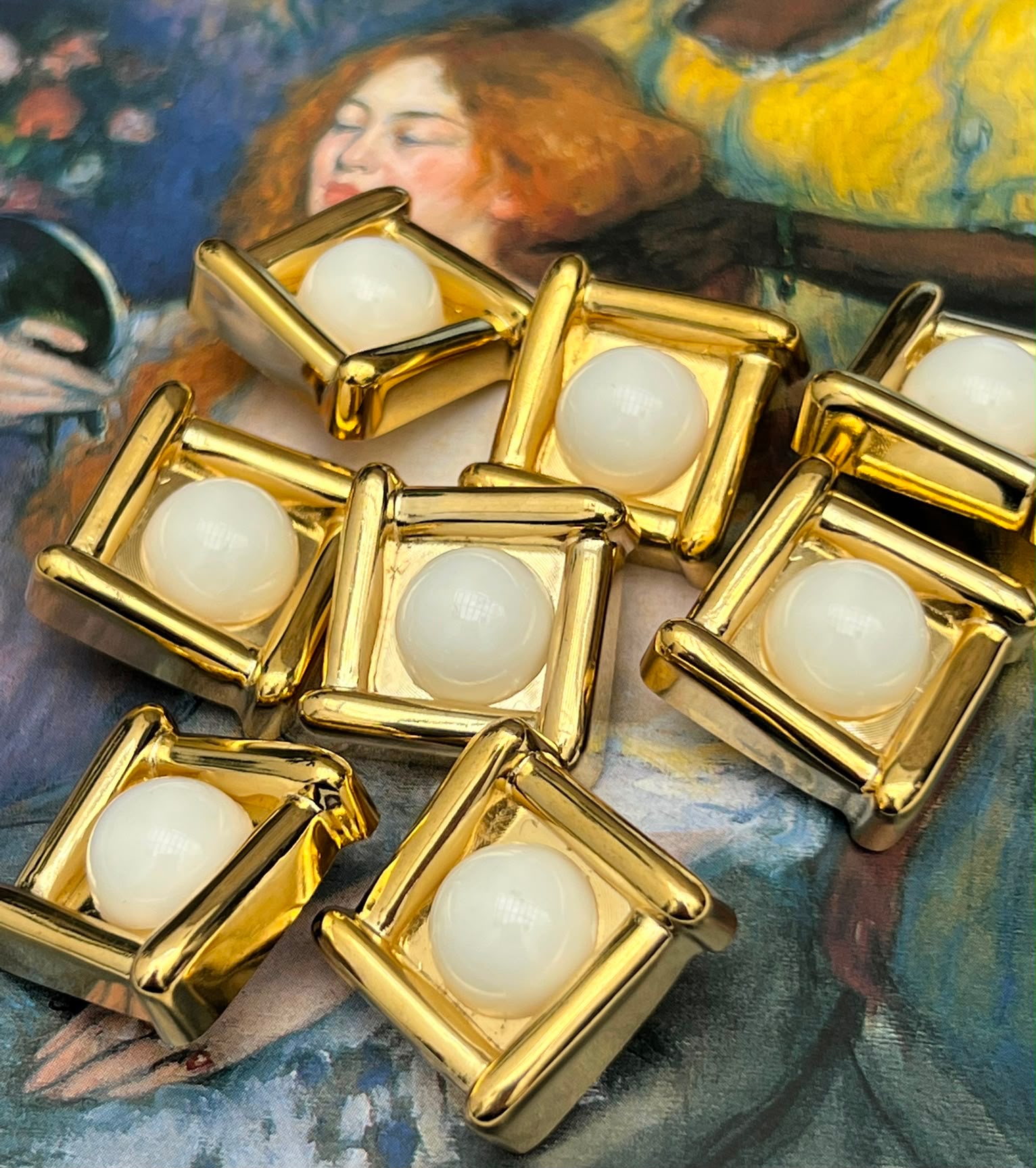 6 cuadrados de 2.2cm